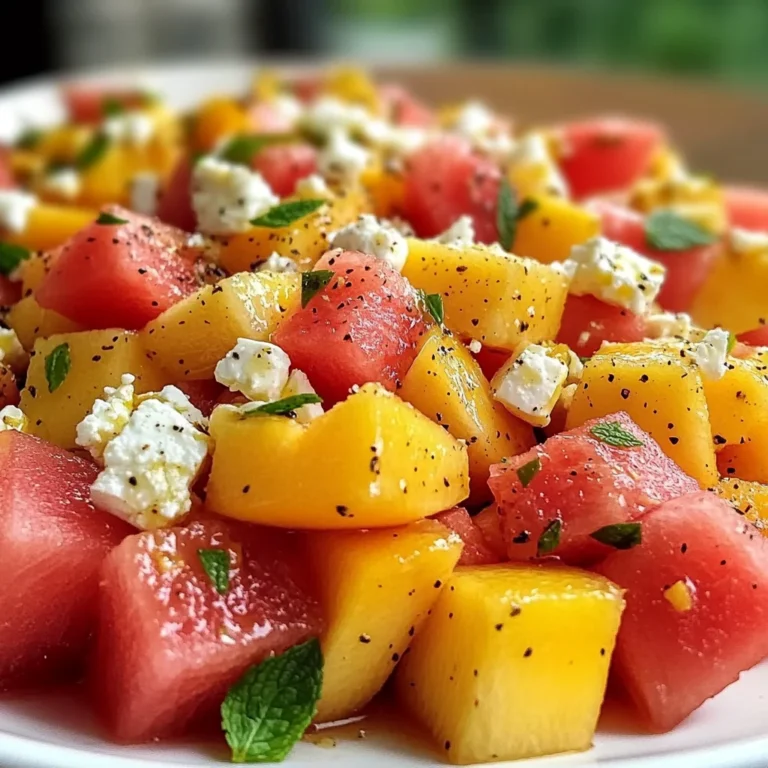The Peach Watermelon Salad That Tastes Like Summer