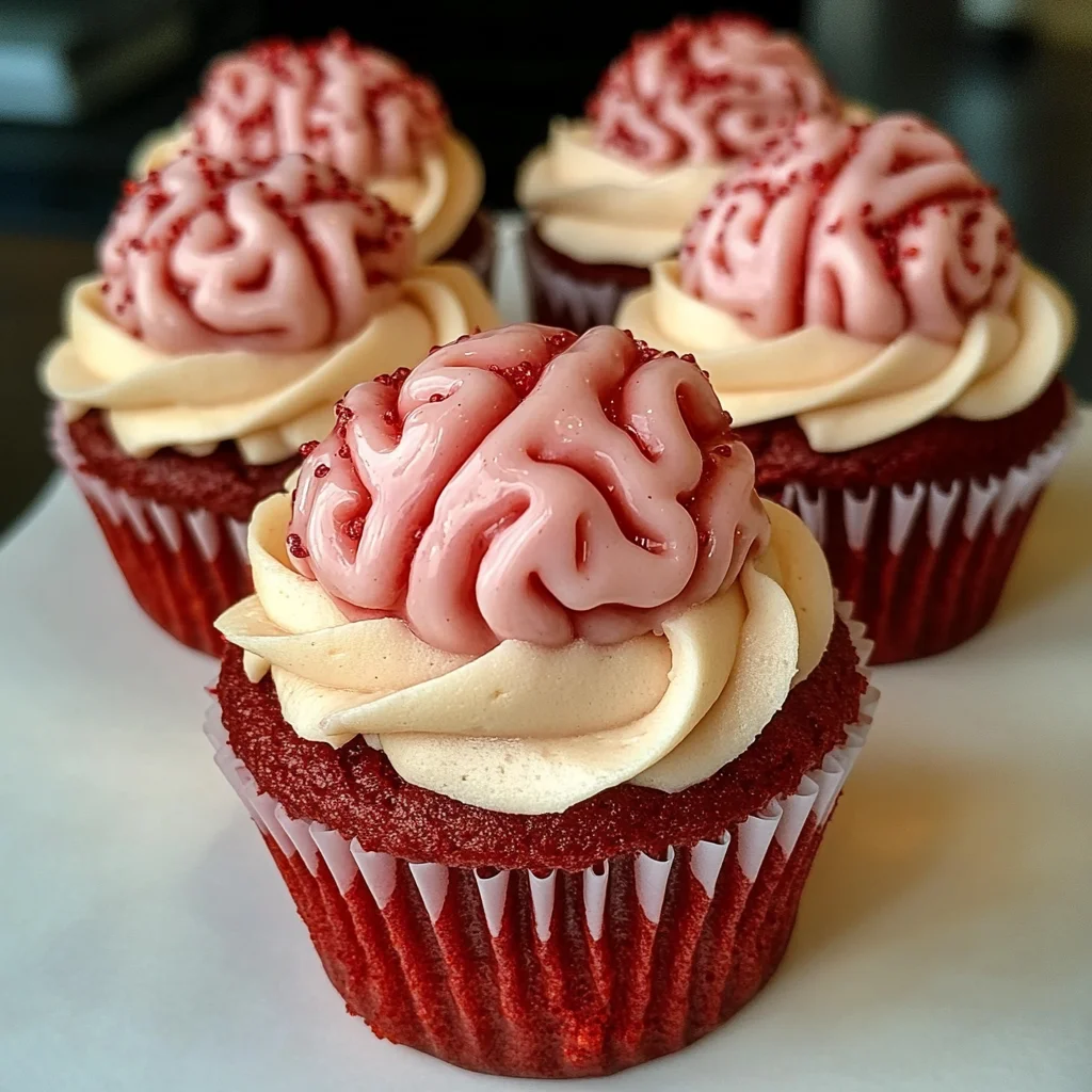 Bleeding Brain Cupcakes