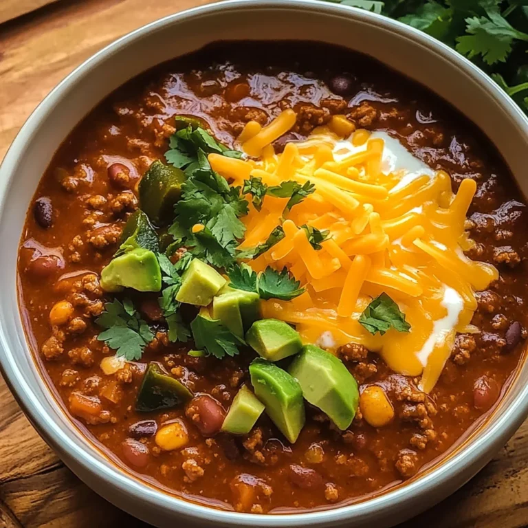 Crockpot Spicy Queso Beef Chili