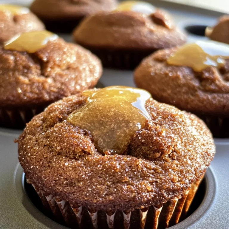 Glazed Gingerbread Muffins