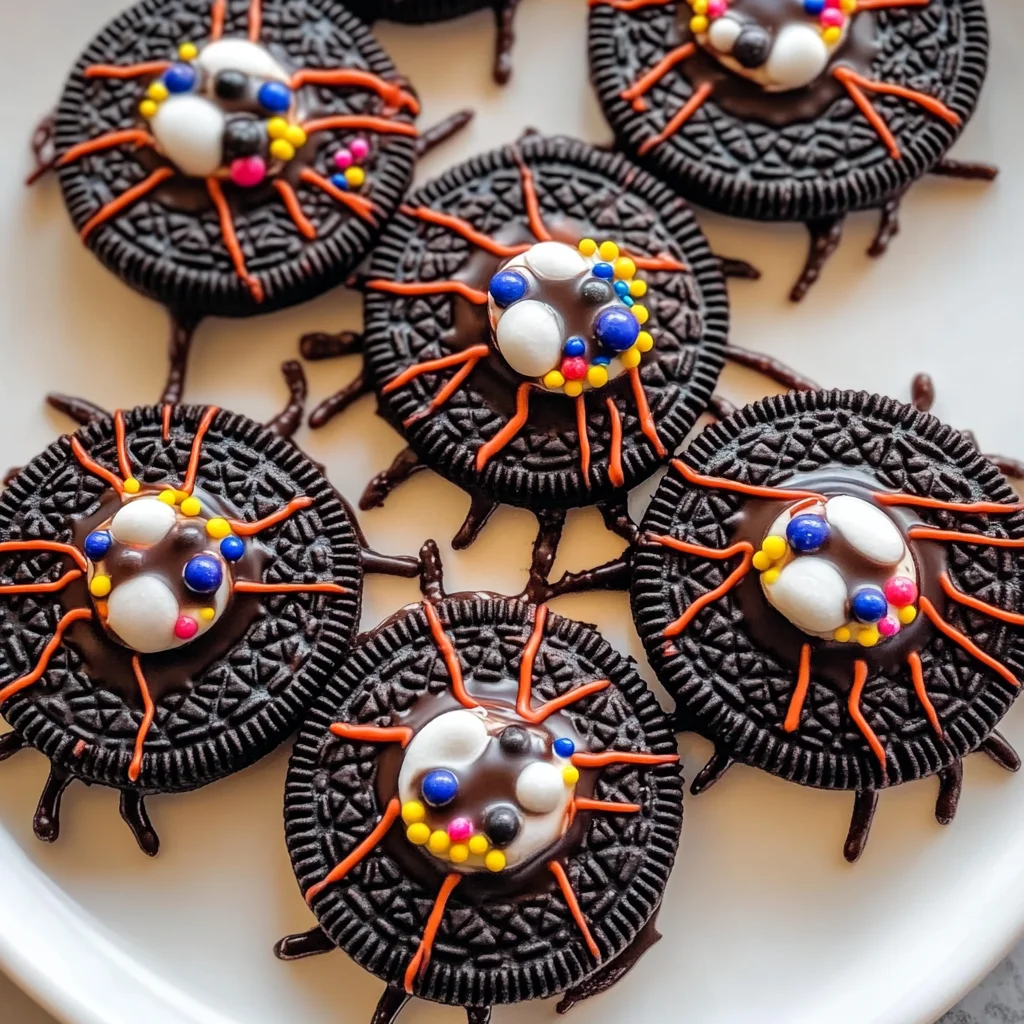 Oreo Spider Halloween Cookies