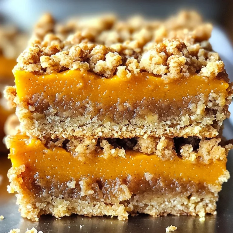 Pumpkin Pie Crumble Bars – Easy Fall Dessert Recipe