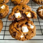 Pumpkin S'mores Cookies