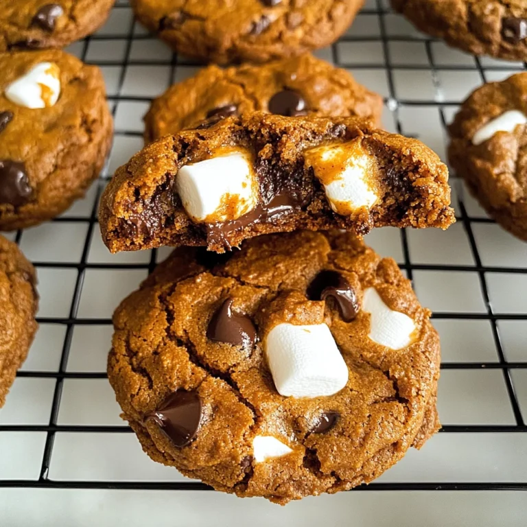 Pumpkin S'mores Cookies