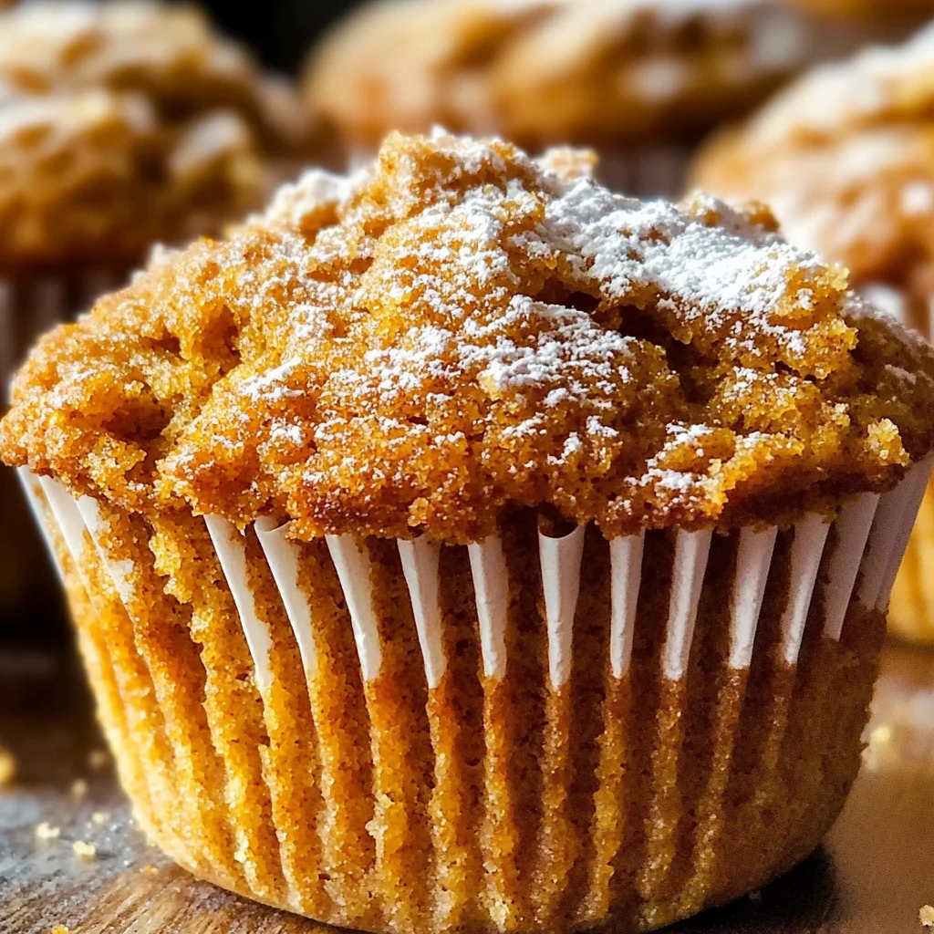 Spice Cake Pumpkin Muffins