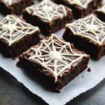 Spider Web Brownies