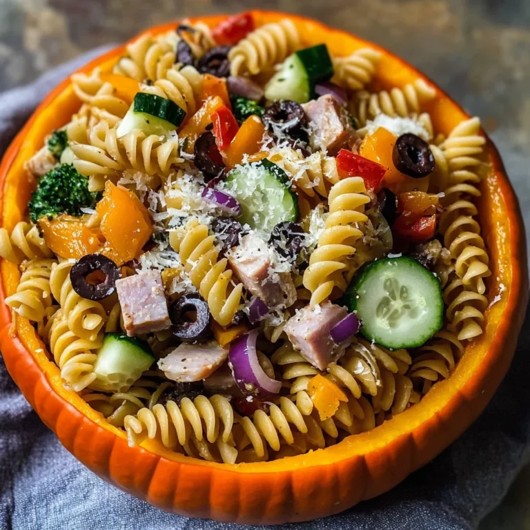 UpChuckin' Pumpkin Loaded Pasta Salad