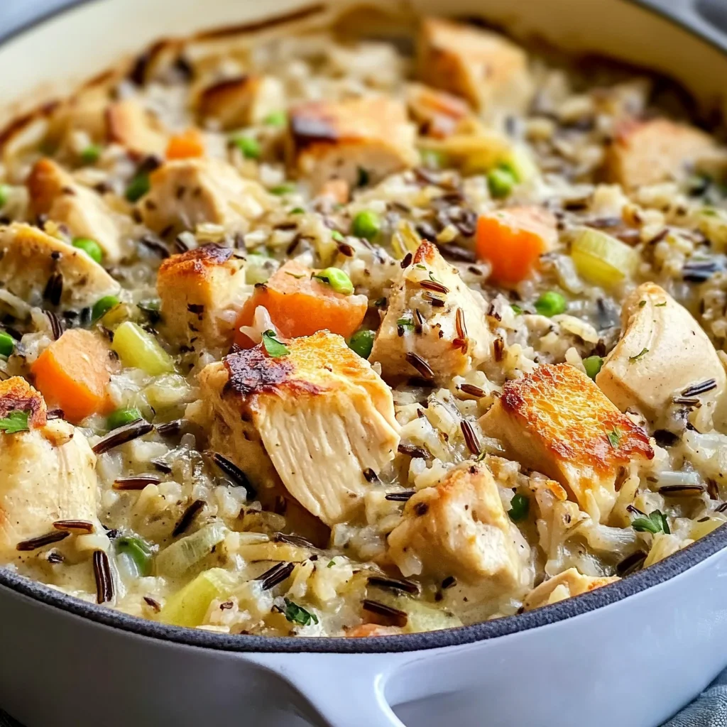 Chicken Wild Rice Casserole Recipe