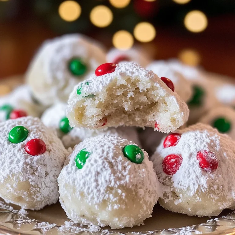Christmas Snowball Cookies