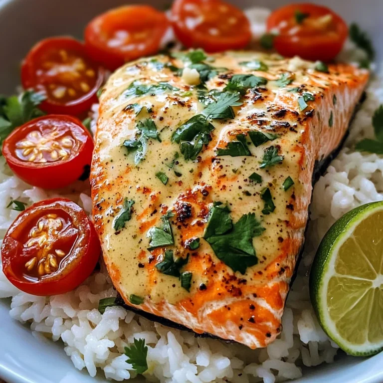 Coconut Lime Salmon with Jasmine Rice