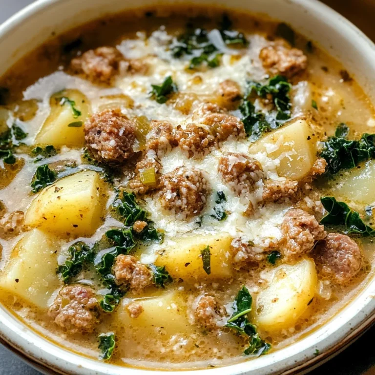 Cozy Italian Sausage and Potato Soup – Easy & Hearty!