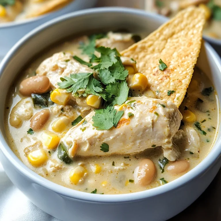 Creamy White Chicken Chili Recipe