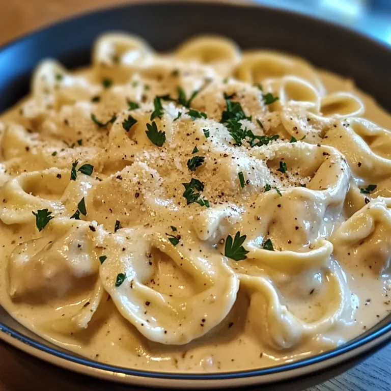 Crockpot Chicken Alfredo Tortellini: A Creamy Delight You’ll Love!