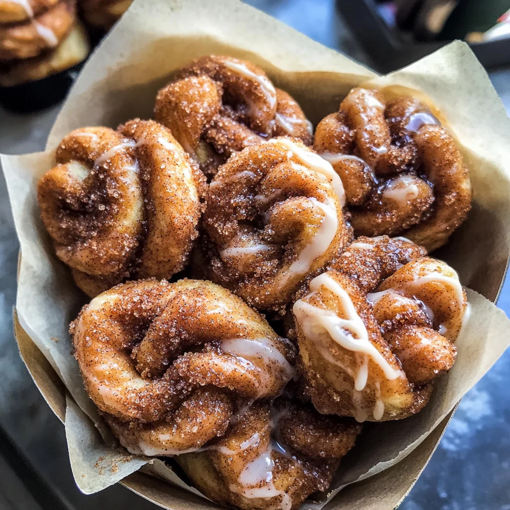 Easiest Cinnamon Crunch Knots