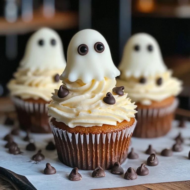 Halloween Cupcakes: Ghost Cupcakes