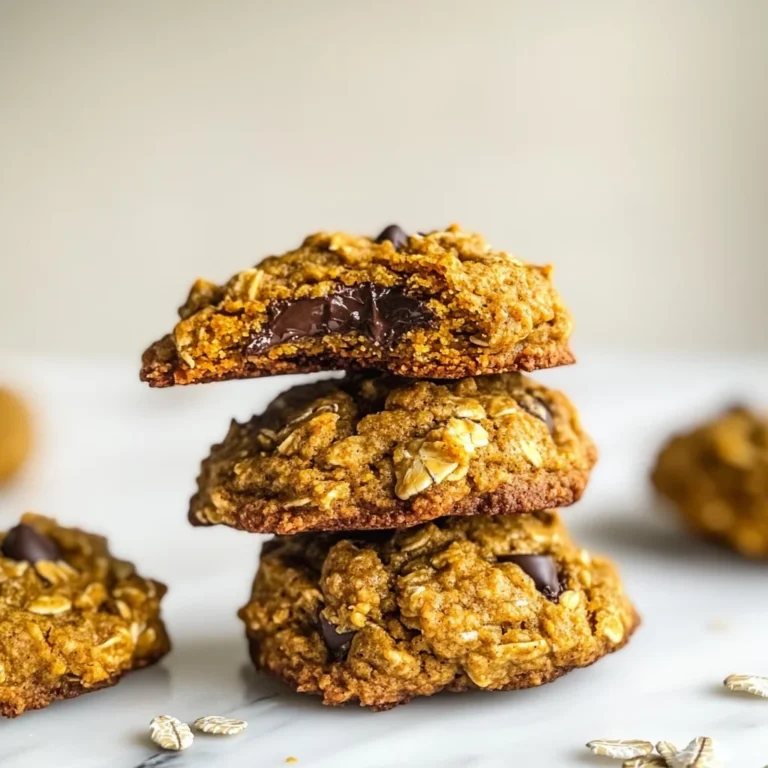 Healthy Pumpkin Oat Cookies