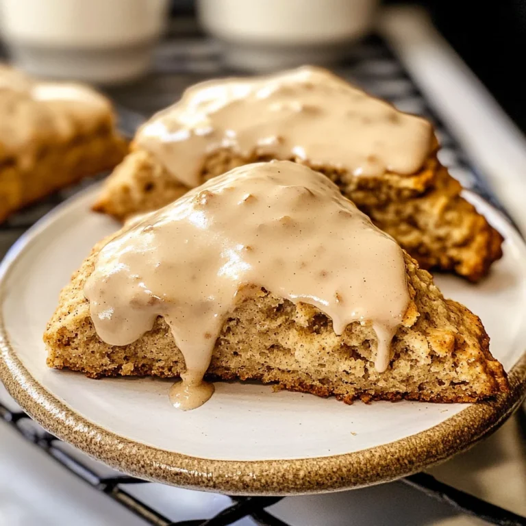 Homemade Chai Scones with Maple Chai Glaze