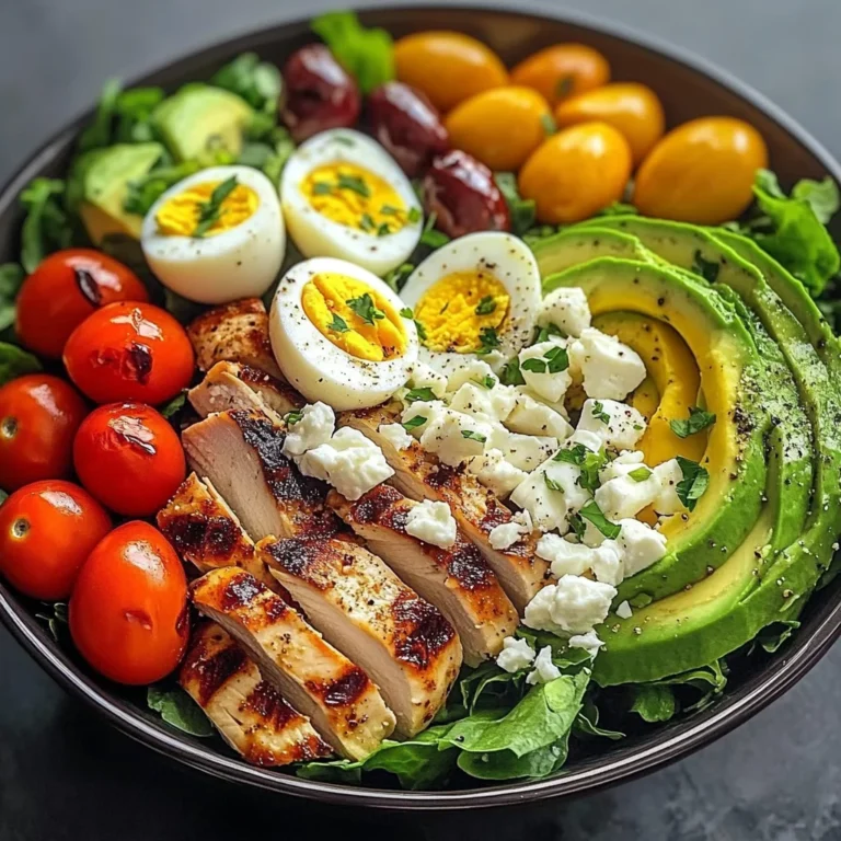 Mediterranean Chicken Salad Bowl