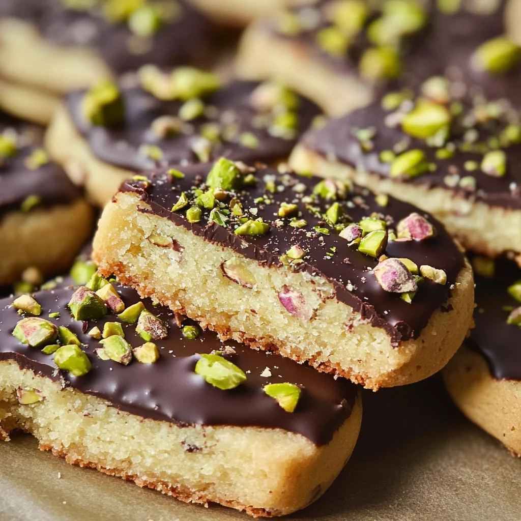 Pistachio Shortbread Cookies