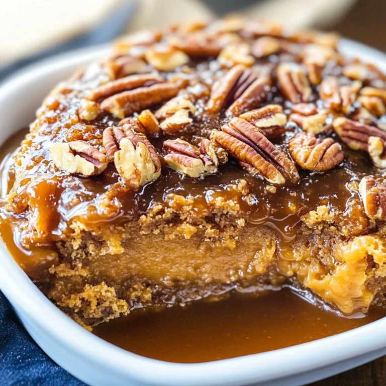 Pumpkin Pecan Cobbler