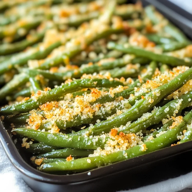 Roasted Parmesan Green Beans