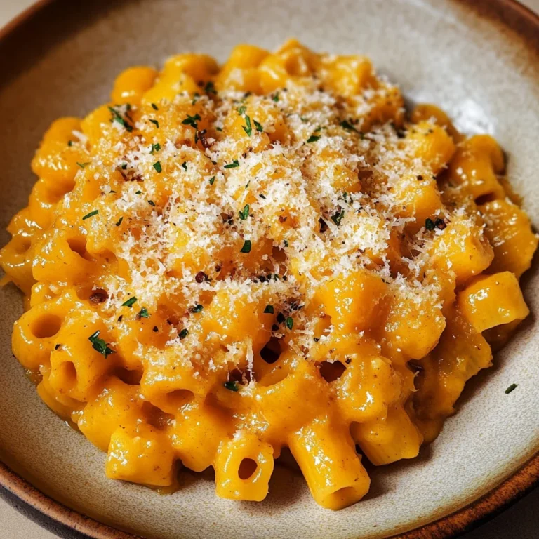 Roasted Pumpkin and Garlic Pasta