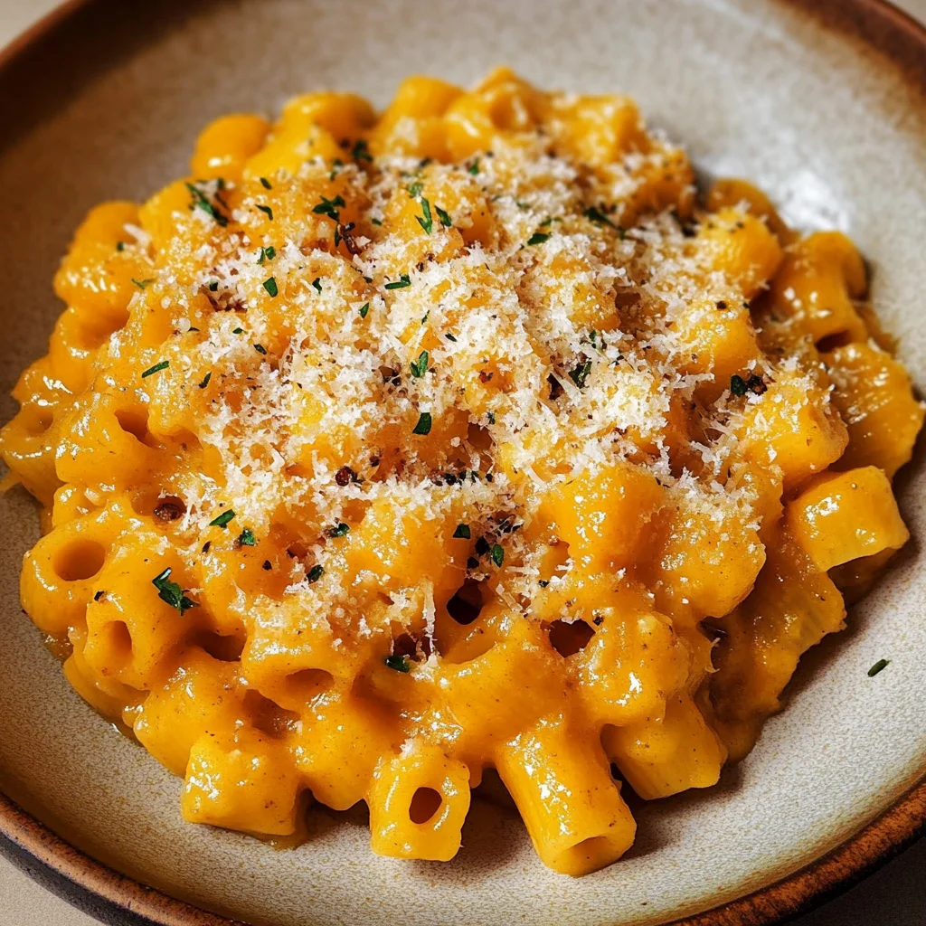 Roasted Pumpkin and Garlic Pasta