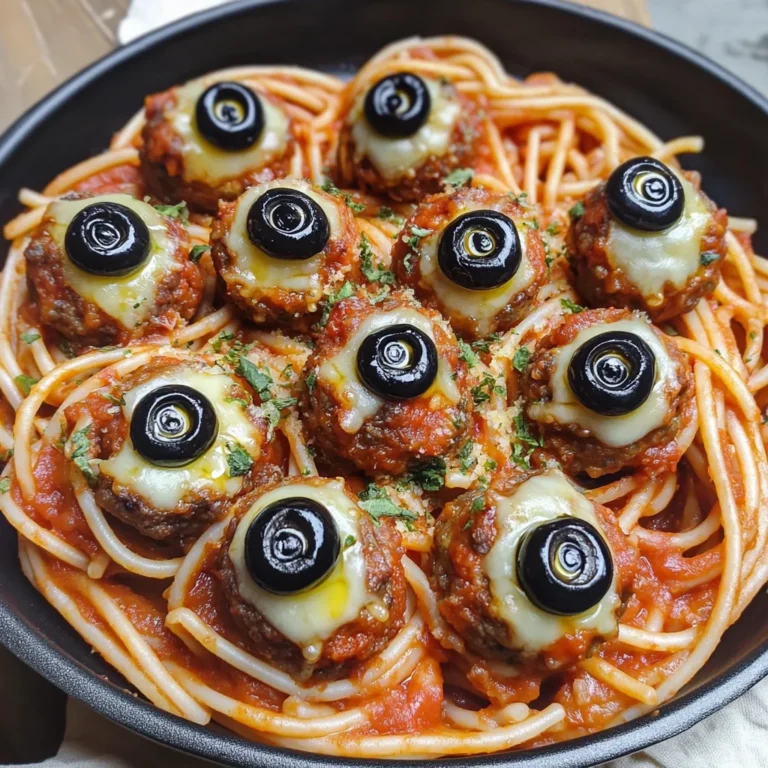Spooky Spaghetti & Eyeballs