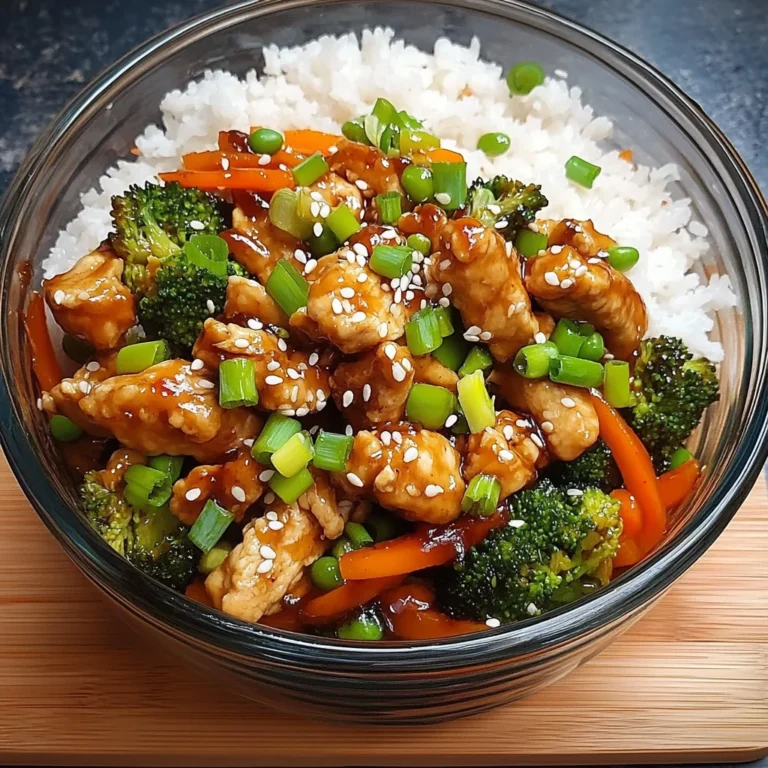 Sticky Teriyaki Chicken Stir-Fry Bowl