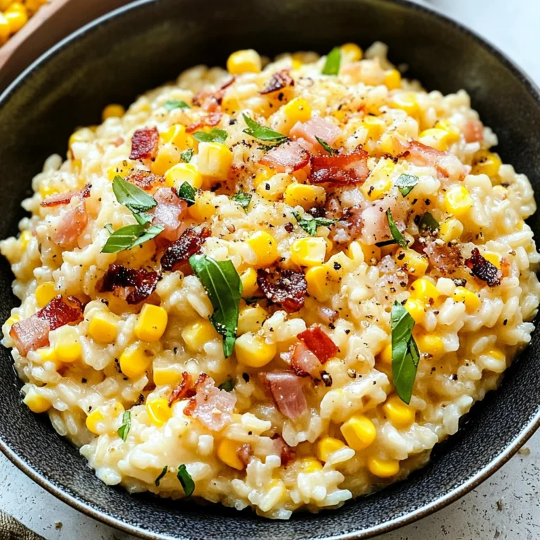 Sweet Corn Risotto