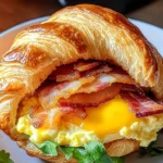 Breakfast Croissant Sandwich