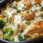 Chicken and Broccoli Alfredo Bake