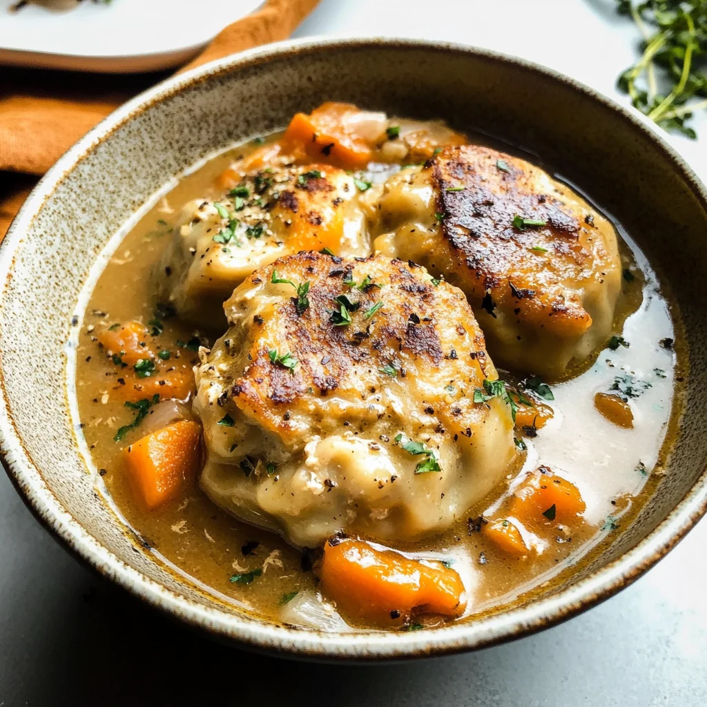 Chicken and Pumpkin Dumplings