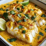Coconut Curry Baked Cod
