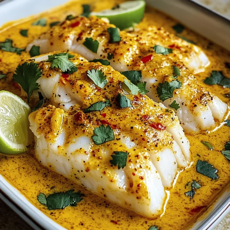 Coconut Curry Baked Cod