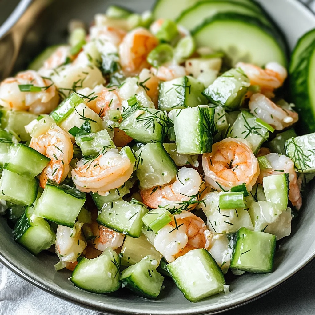 Cucumber Shrimp Salad