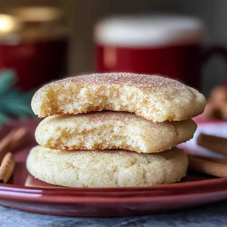 Eggnog Snickerdoodles