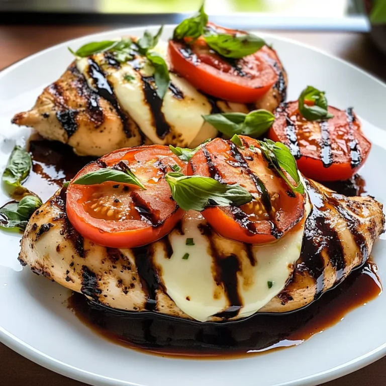 Grilled Chicken Caprese