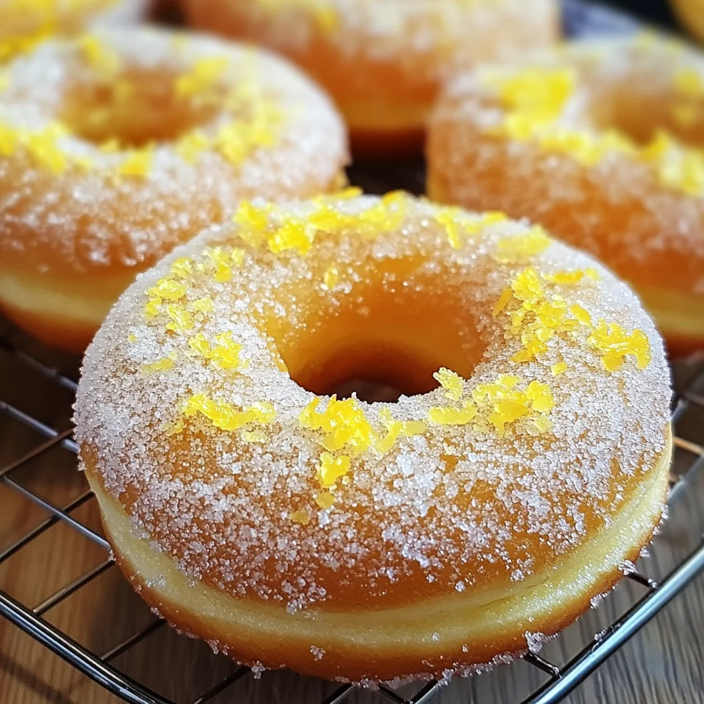 Lemon Sugar Baked Donuts