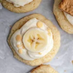 Crumbl banana cream pie cookies