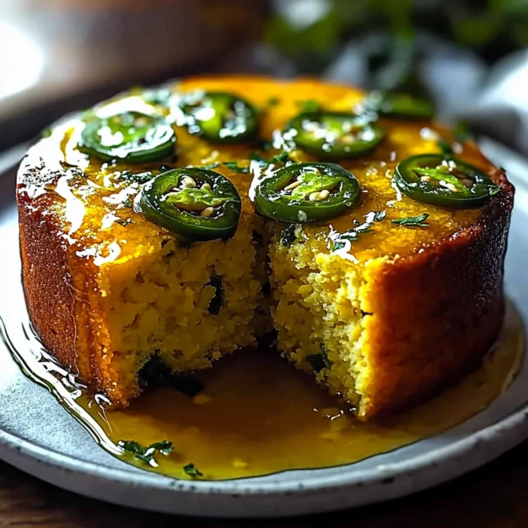 Jalapeño Cornbread with Lime Honey Glaze