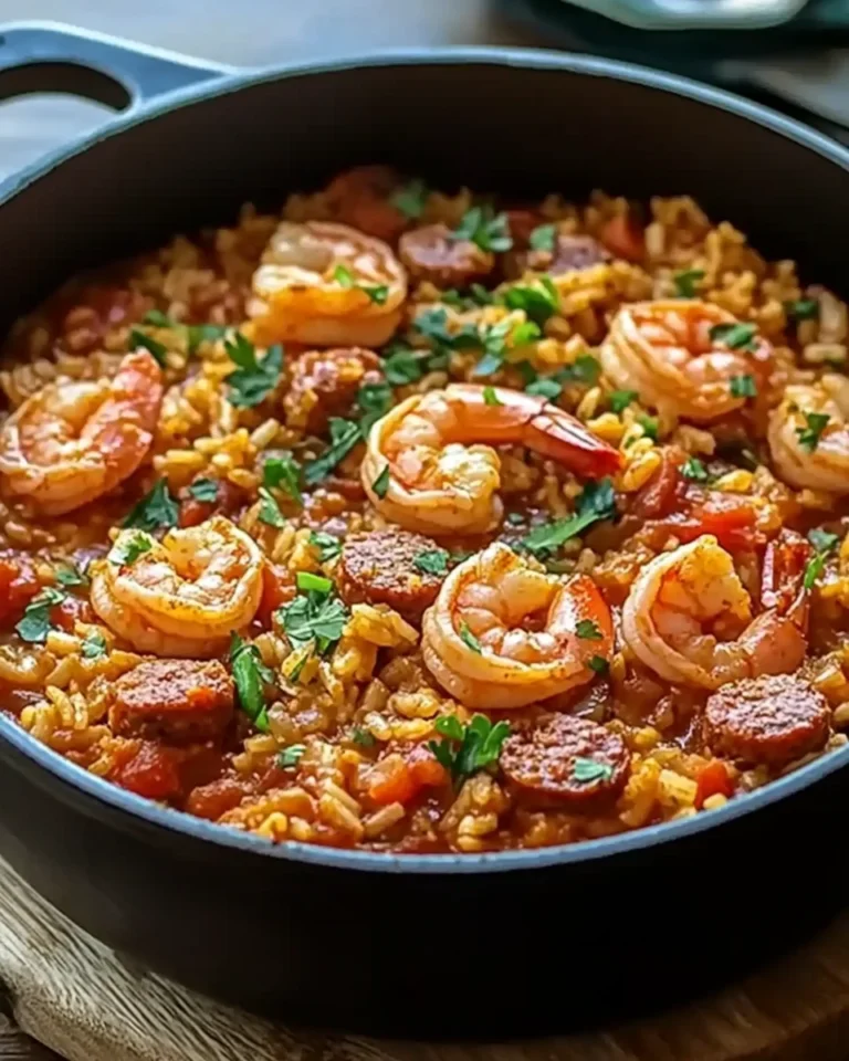 One Pot Shrimp and Sausage Jambalaya