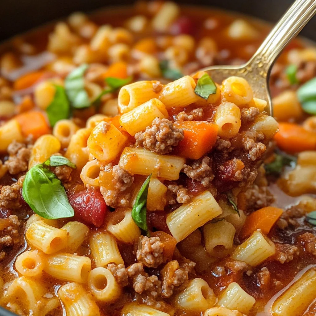 Pasta Fagioli