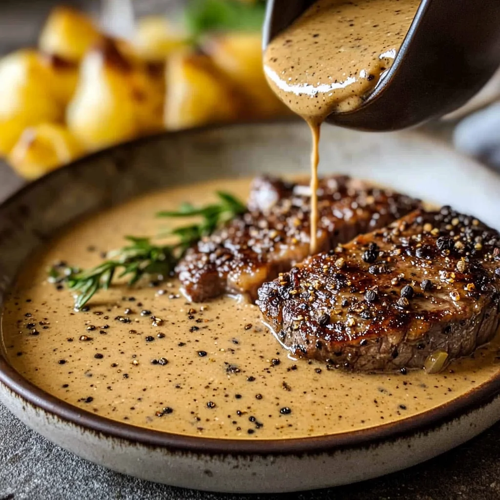Peppercorn Sauce – Creamy, Savory & Perfect for Steak