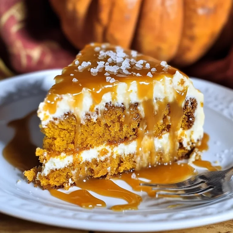 Salted Caramel Pumpkin Cake