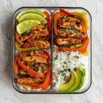 Chicken Fajita Meal Prep Bowls