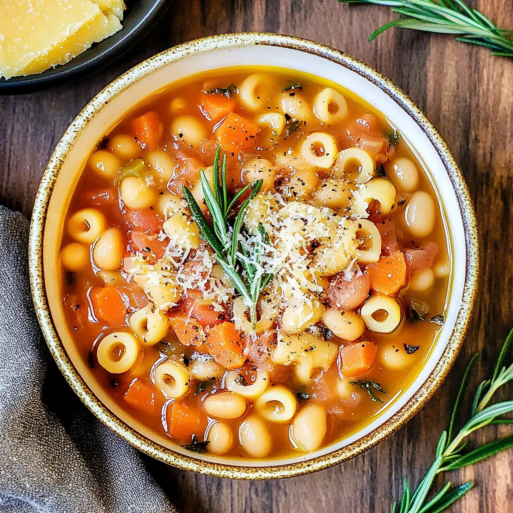 Pasta e Fagioli (Pasta and Beans Soup)